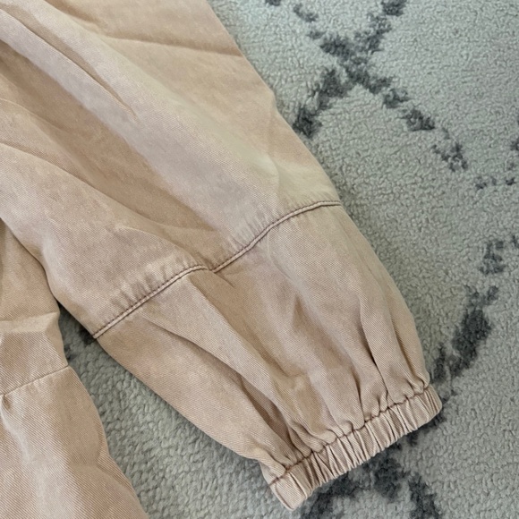 Pink Twill Mini Dress- POL - Picture 2 of 6